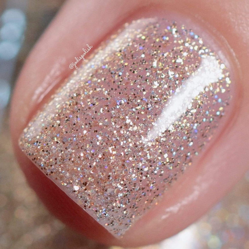 All That Glitters: Glam (P122) - Gold Glitter Nail Polish