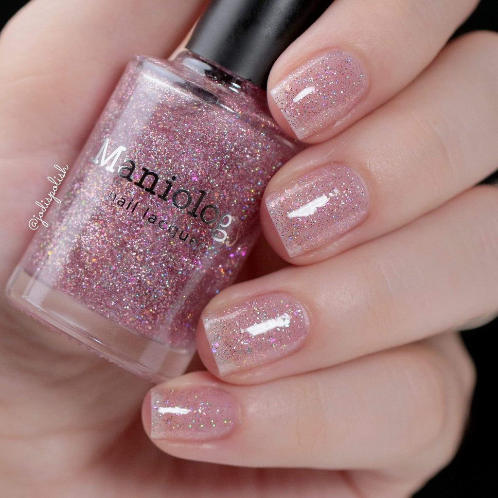 pastel pink nail polish