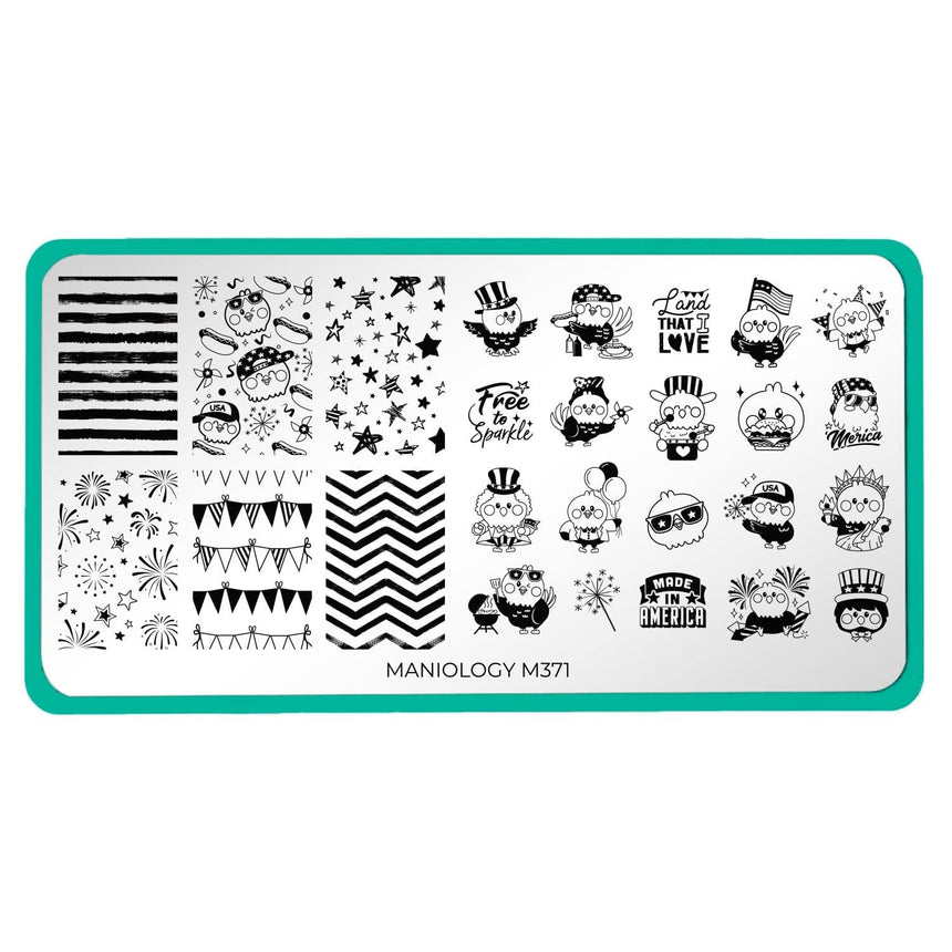 American Eagle (M371) - Nail Stamping Plate