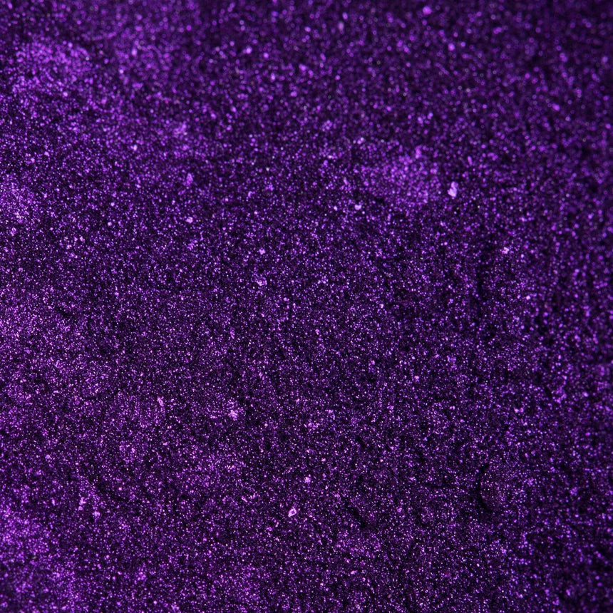 An Amethyst (NA023) Dark Purple Mirror Nail Art Powder with a gentle sheen and shiny mirror finish by Maniology.