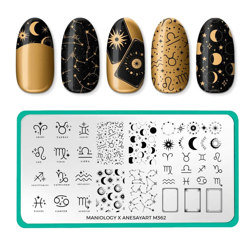 Artist Collaboration: Anesayart Astrologer (M362) - Nail Stamping Plate
