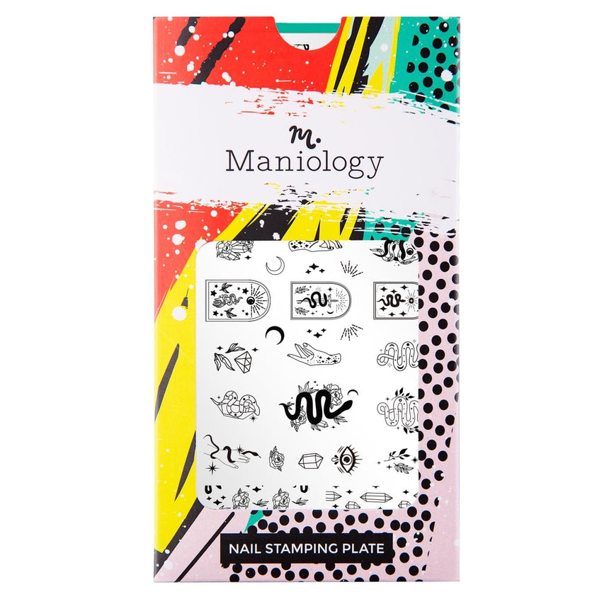 Artist Collaboration: Anesayart Snake Charmer (M363) - Nail Stamping Plate