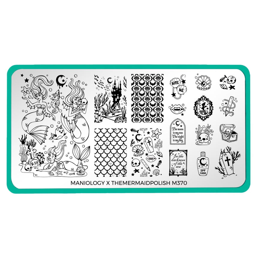 Artist Collaboration: themermaidpolish (M370) - Nail Stamping Plate