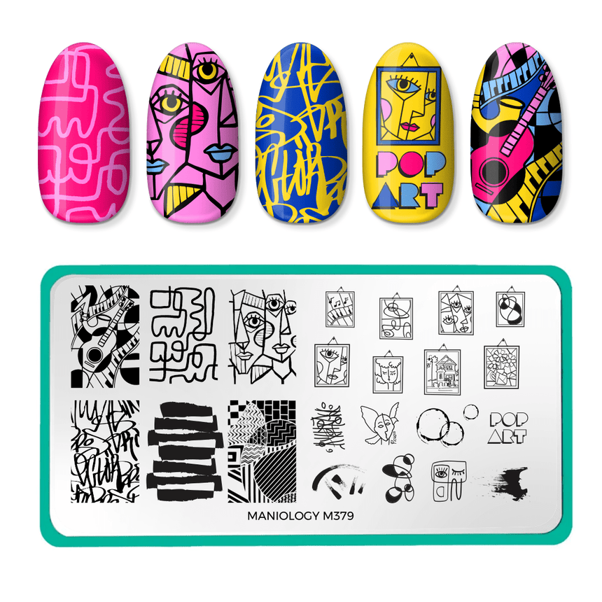 Arts: Gallery (M379) - Nail Stamping Plate