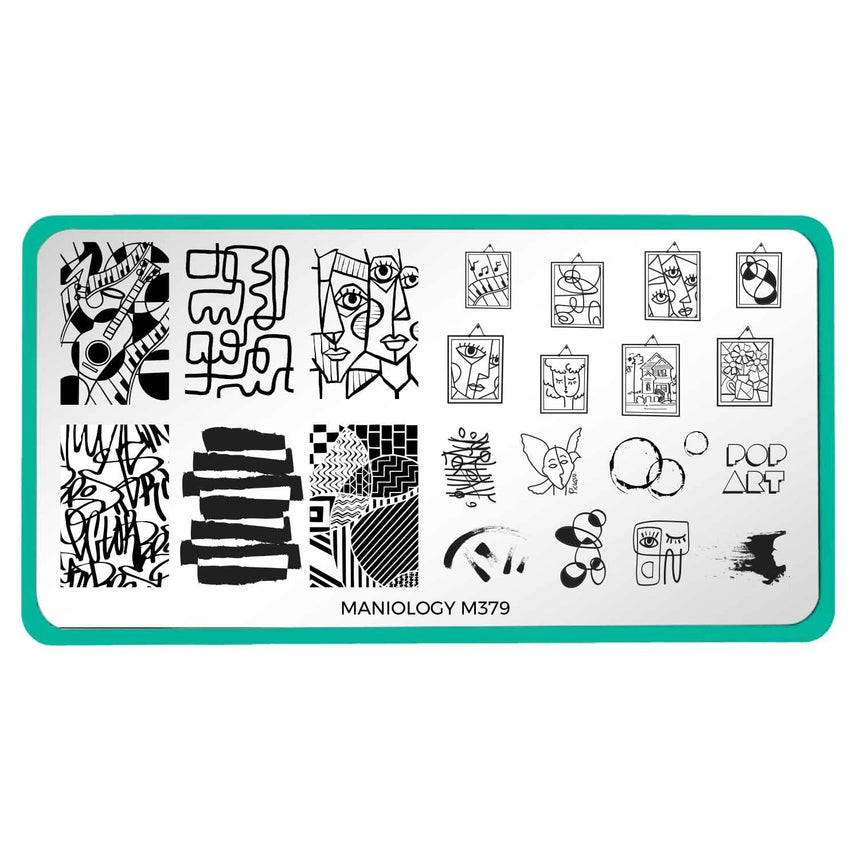 Arts: Gallery (M379) - Nail Stamping Plate