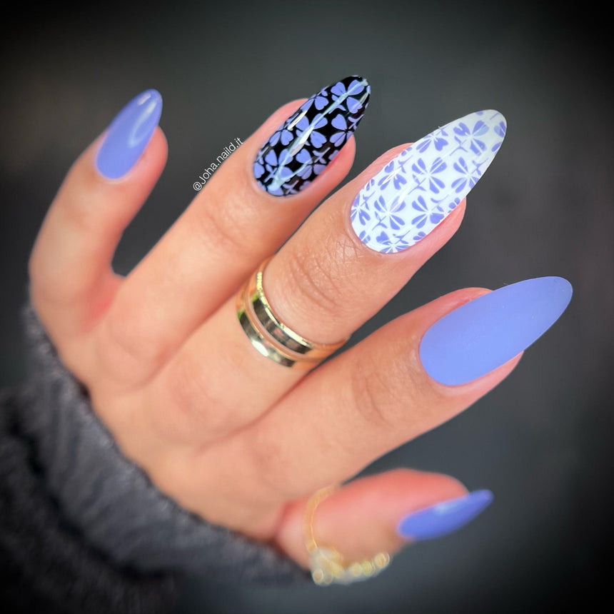 Beginnings: Flourish (B467) - Purple Cream Stamping Polish