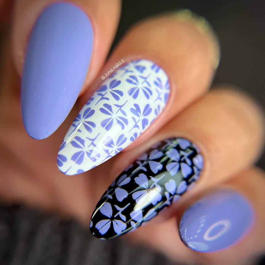 Beginnings: Flourish (B467) - Purple Cream Stamping Polish