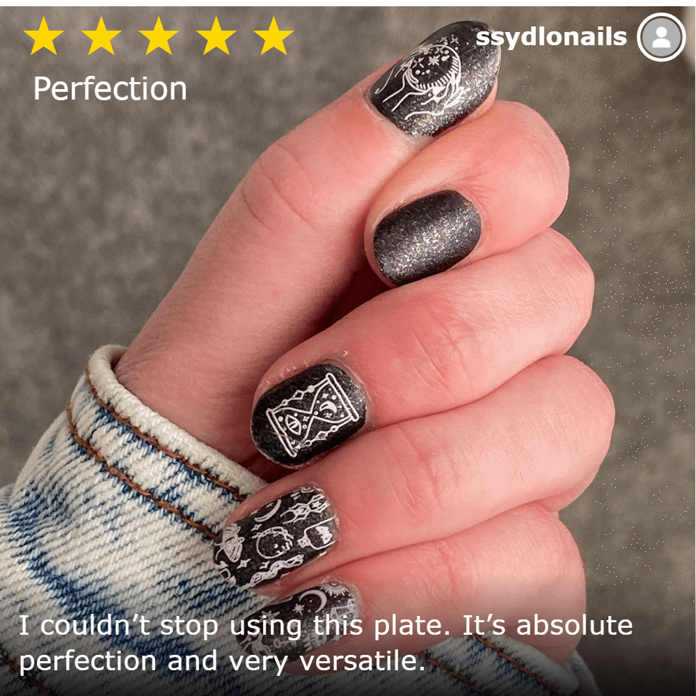 Love Me A Latte (M421) - Nail Stamping Plate – Maniology