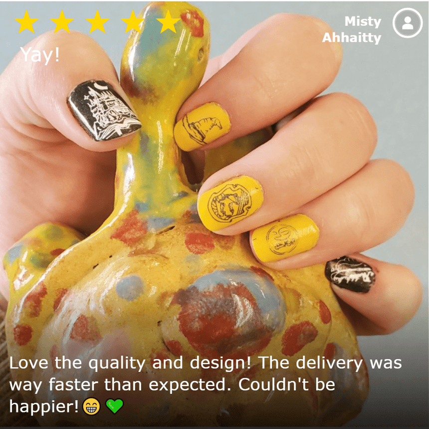 Bewitched: Wizards Welcome (m152) - Nail Stamping Plate