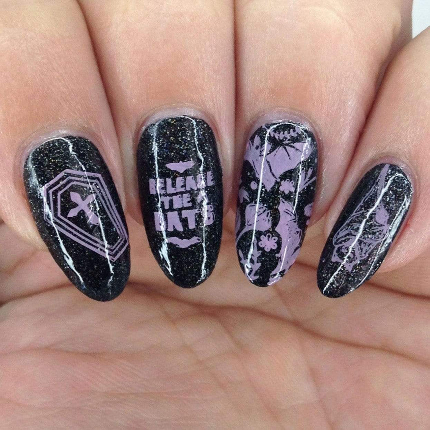 Bite Me (m244) - Nail Stamping Plate