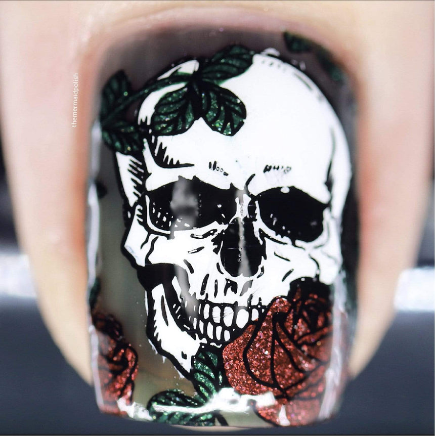 Bite Me (m244) - Nail Stamping Plate