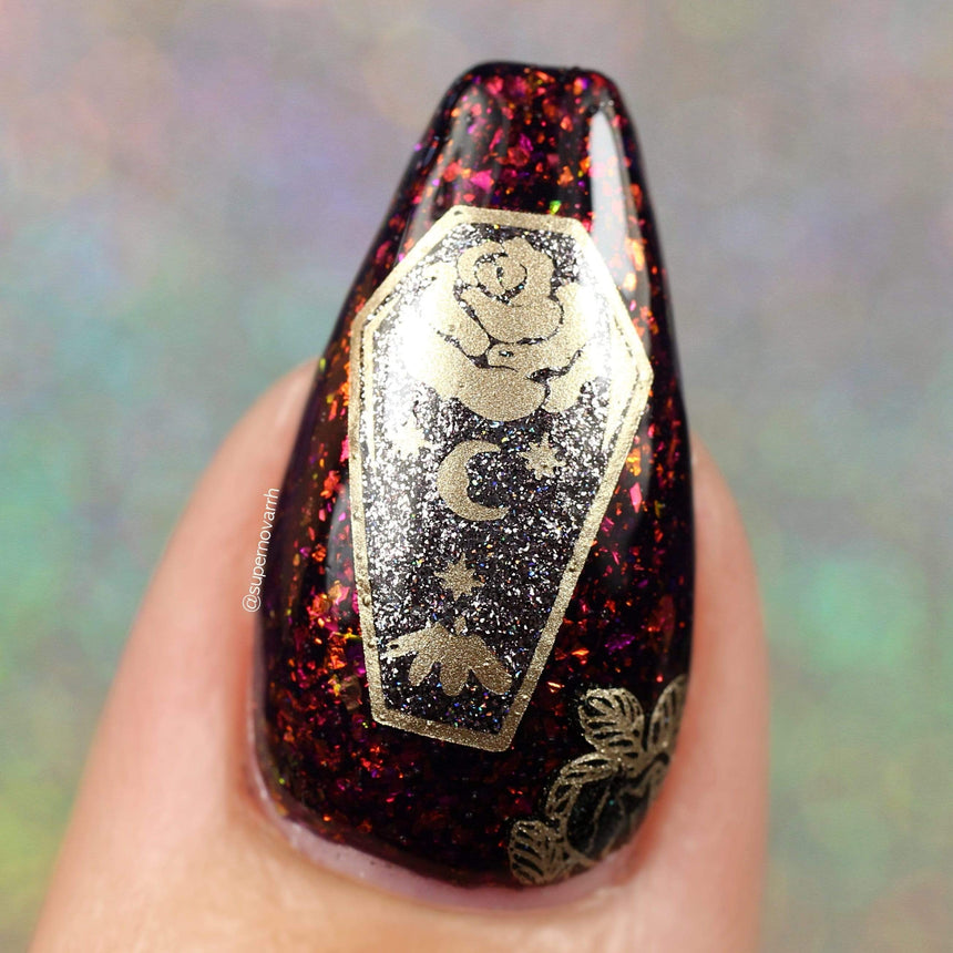 Bite Me (m244) - Nail Stamping Plate