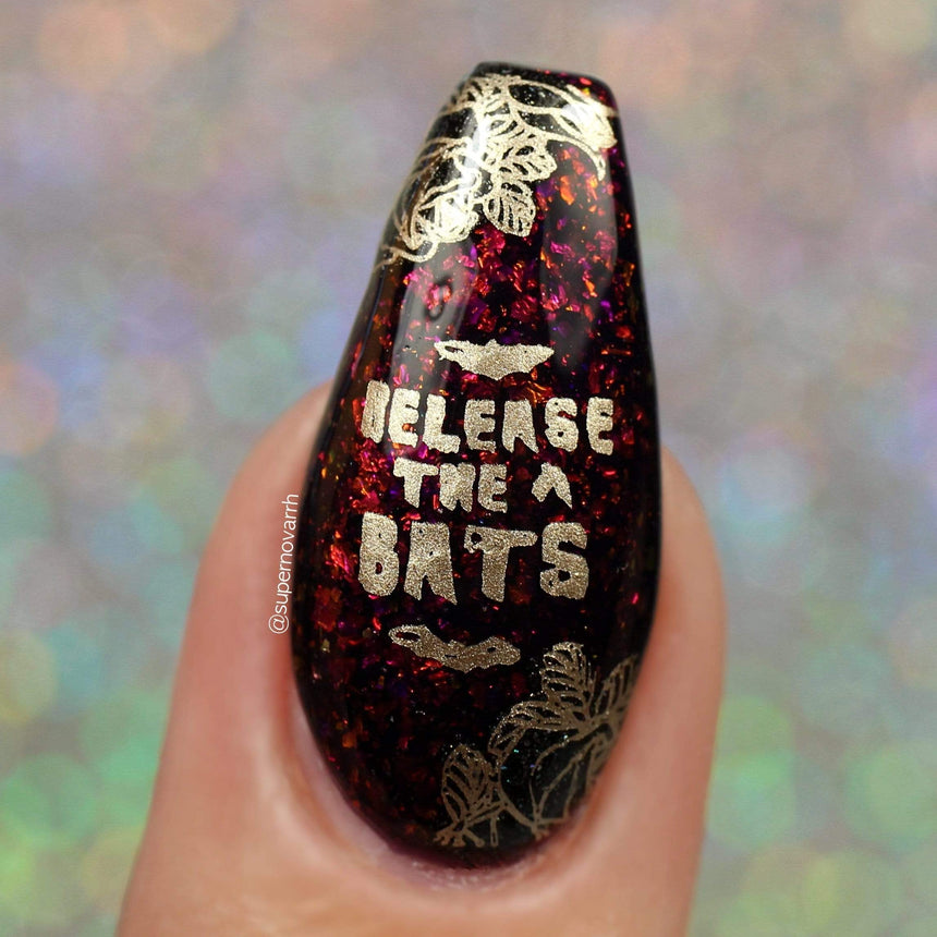 Bite Me (m244) - Nail Stamping Plate