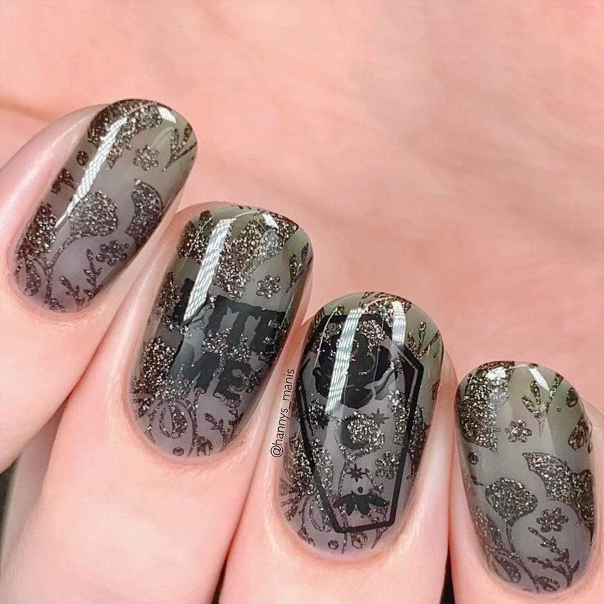 Bite Me (m244) - Nail Stamping Plate