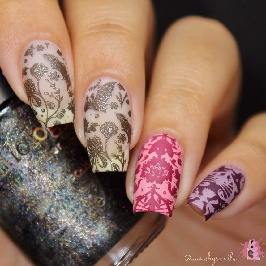 Bite Me (m244) - Nail Stamping Plate