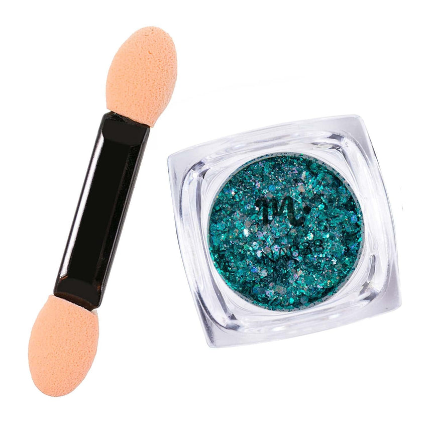 Blitz (NA038) - Teal Nail Art Glitter