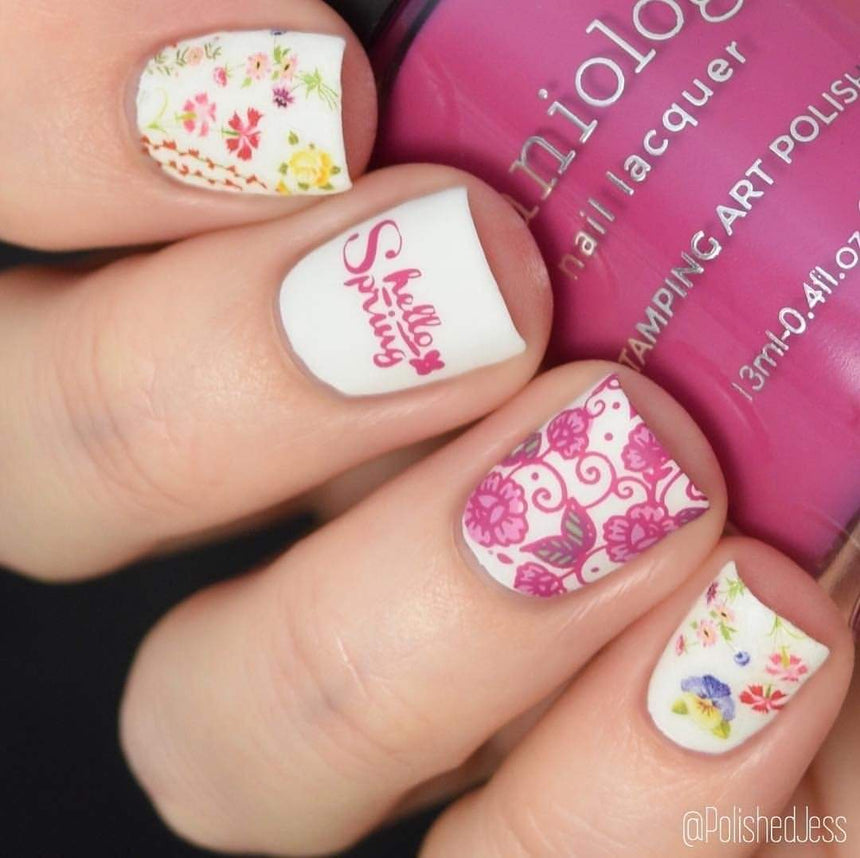 Bloomin' Babe: Nectar & Seed (m019) - Single Plate