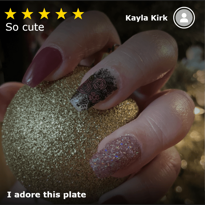 Bloomin' Babe: Nectar & Seed (m019) - Single Plate