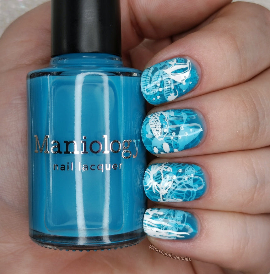 Blueberry Blast (P128) - Sheer Blue Nail Polish