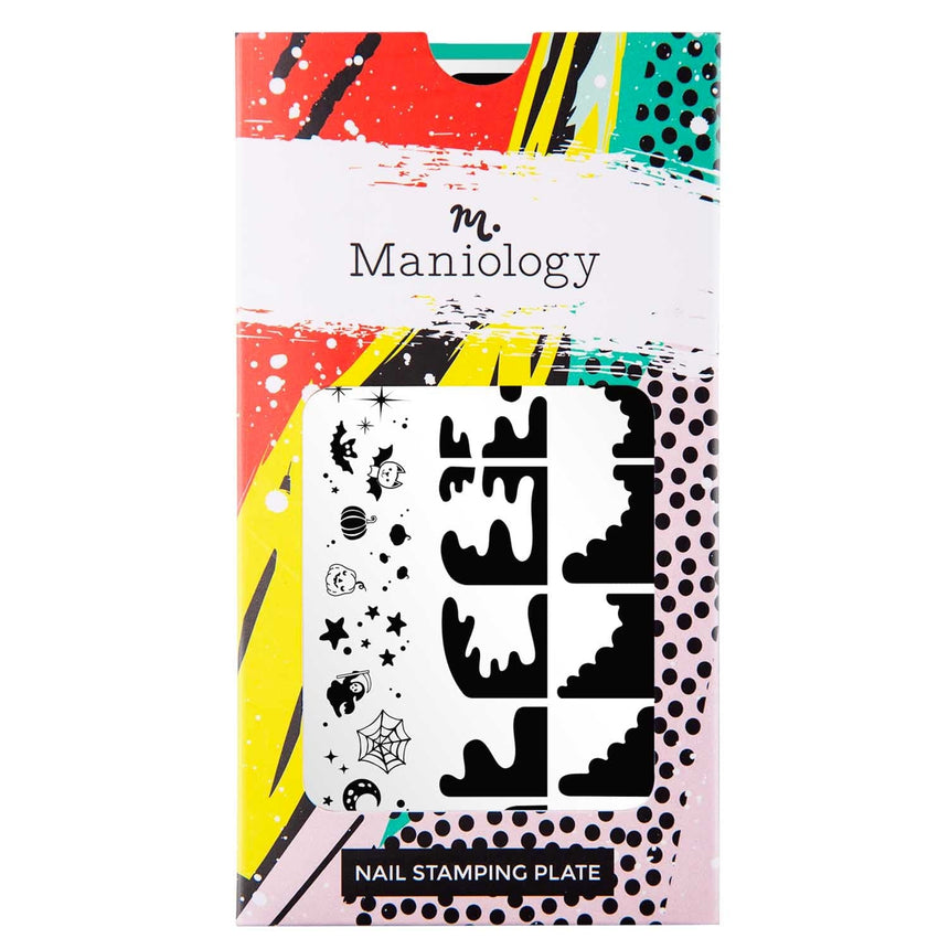 Boo-gie French (M304) - Nail Stamping Plate