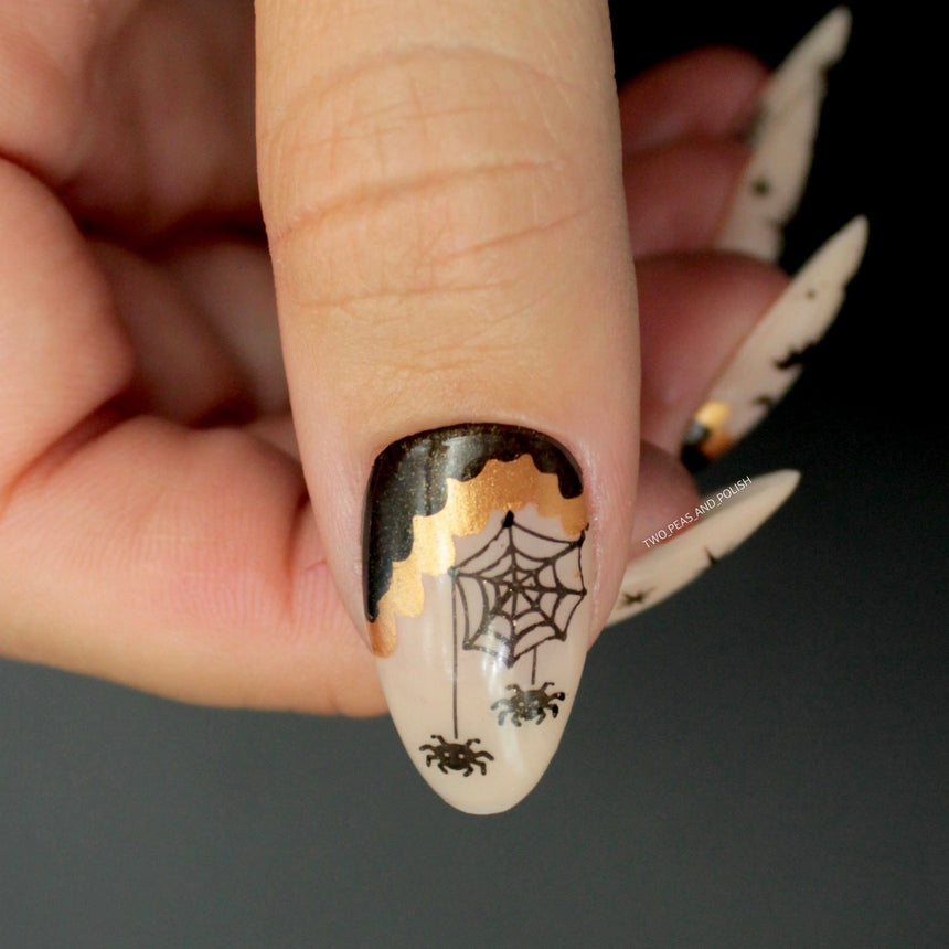 Boo-gie French (M304) - Nail Stamping Plate