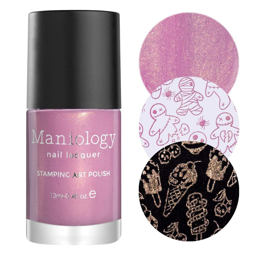 Brain Freeze (B403) - Pink Duochrome Stamping Polish