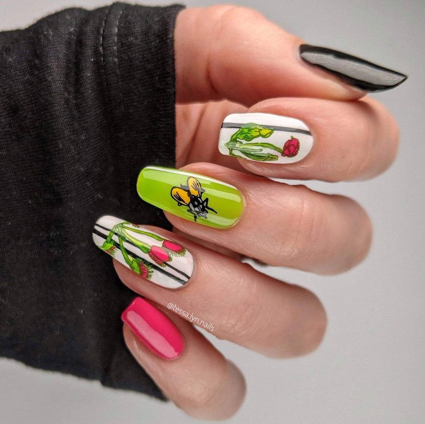 Carnivorous Plants (M223) - Nail Stamping Plate