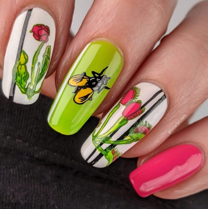 Carnivorous Plants (M223) - Nail Stamping Plate