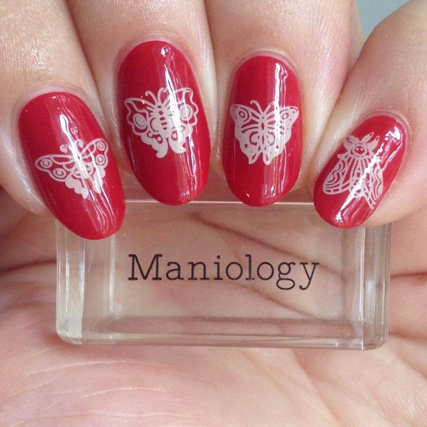 Cherry Bomb (B326) - Deep Red Stamping Polish