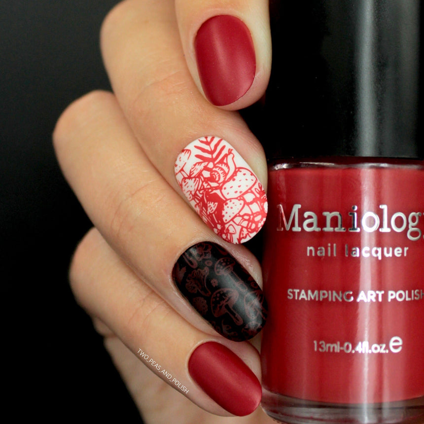 Cherry Bomb (B326) - Deep Red Stamping Polish