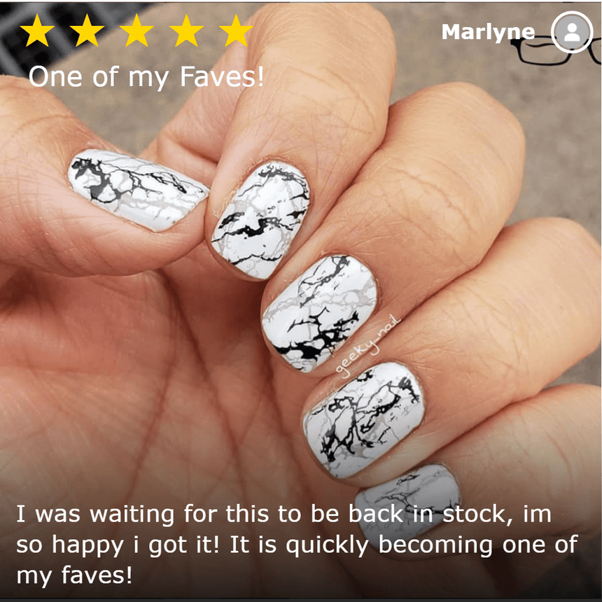 Chic Peek: Heart of Stone (BM-XL476) - Nail Stamping Plate