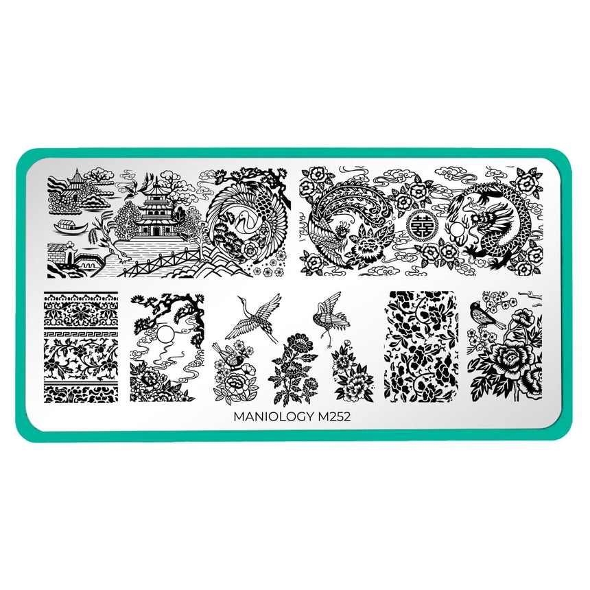 Porcelain (m252) - Nail Stamping Plate