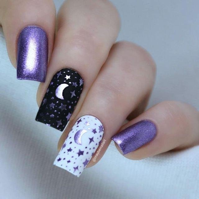 Classic Beauty: Hearts + Stars (XL355) - Nail Stamping Plate