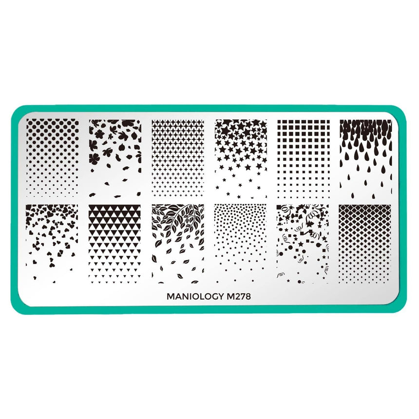 Classic Gradients & Hearts: Set of 3 Nail Stamping Plates