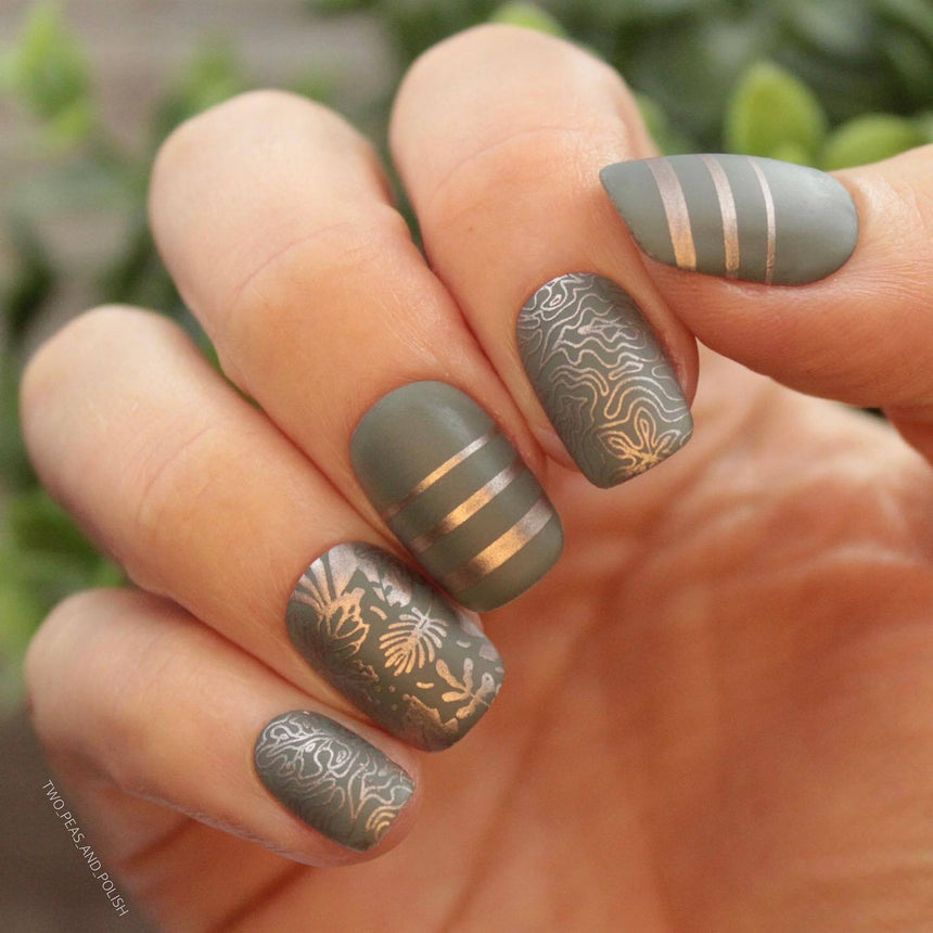 Classique: Love Your Accent (m053) - Nail Stamping Plate
