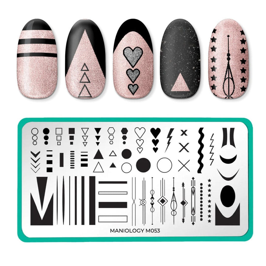 Classique: Love Your Accent (m053) - Nail Stamping Plate