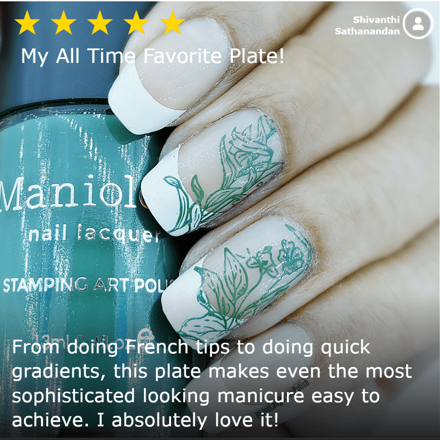 Classique: Pardon My French (m052) French Tip Manicure Nail Plate