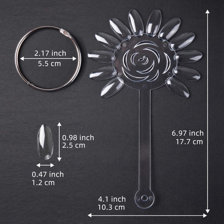 Clear Polish Swatch Wheels