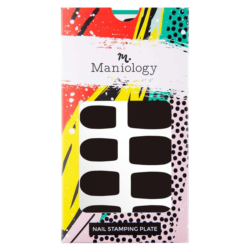 Color Block (M319) - Nail Stamping Plate