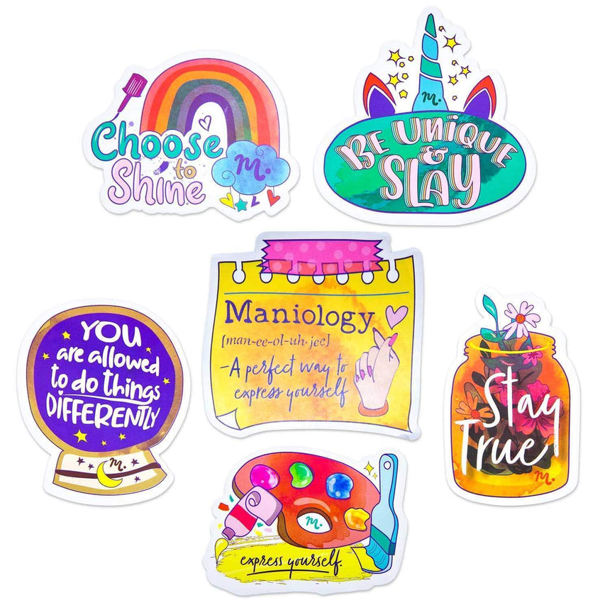 Creative Babe - 6pc Vinyl Stickers Set - Inspirational Quotes