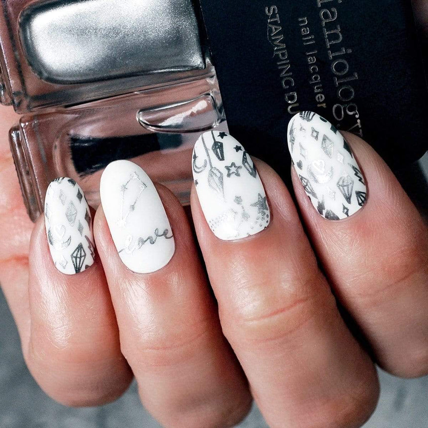 Crystal Galaxy: Space-Themed Nail Stamping Starter Kit