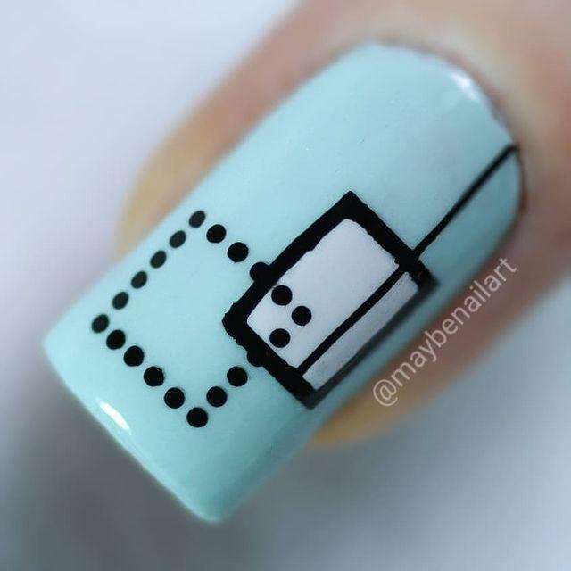 Crystal Moon (m119) Nail Stamping Plate