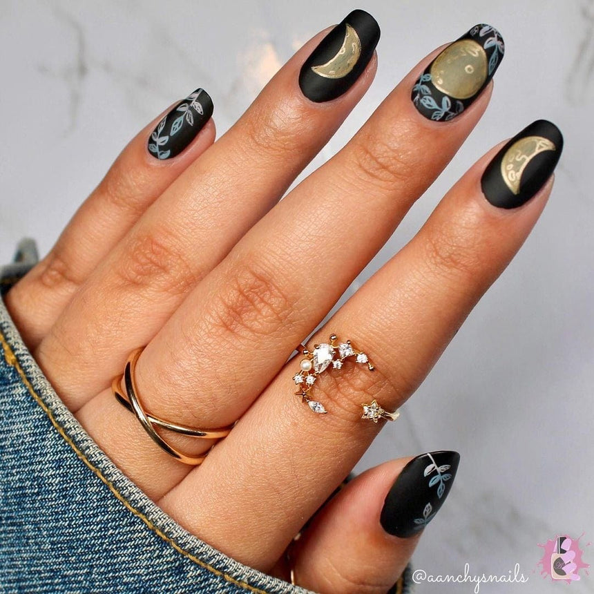 Crystal Moon (m119) Nail Stamping Plate