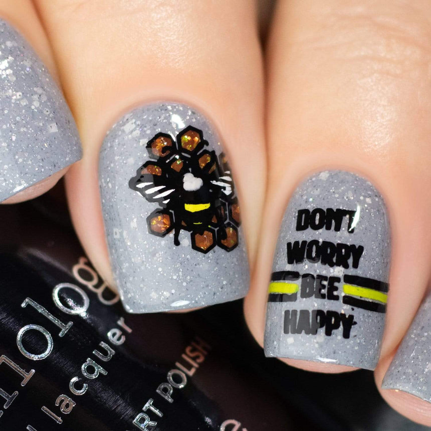 CYO Design Contest: Bees (m093) - Nail Stamping Plate