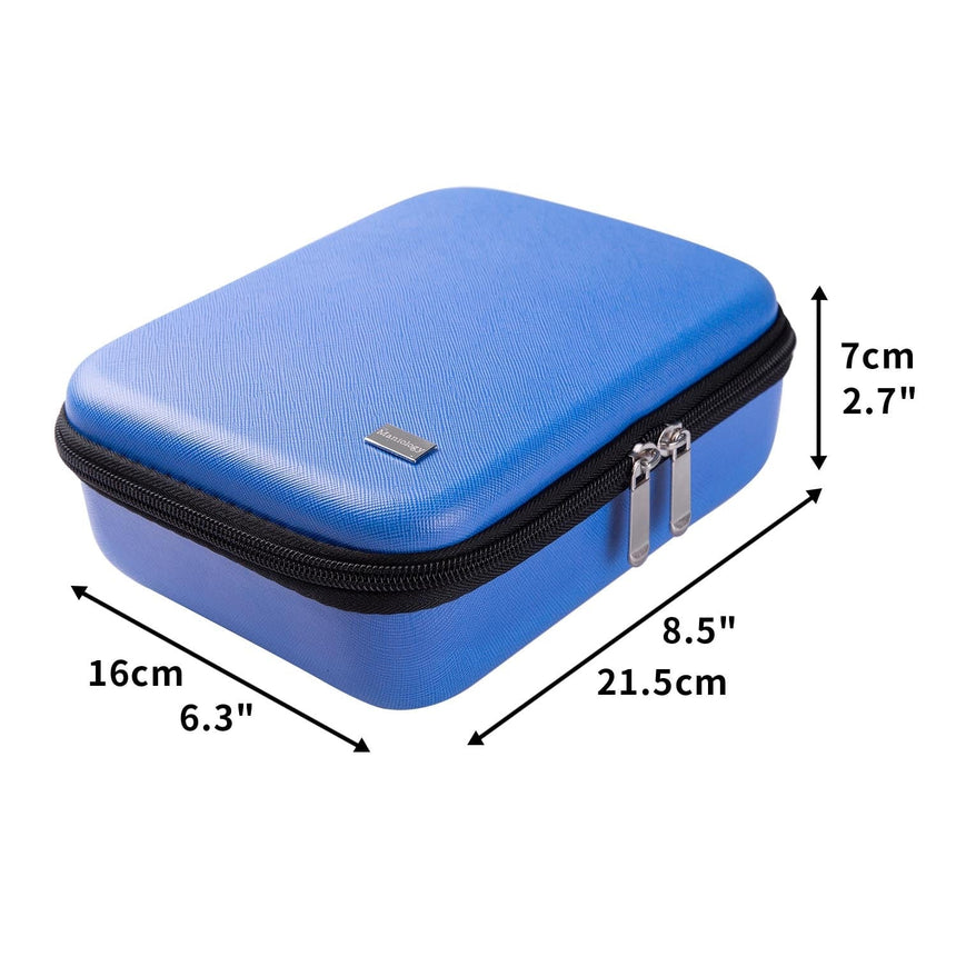 Deluxe Stamping Plates and Polish Holder Case - Cobalt Blue