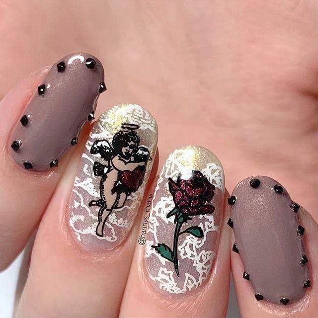 Dovetail (B365) Metallic Taupe Stamping Polish