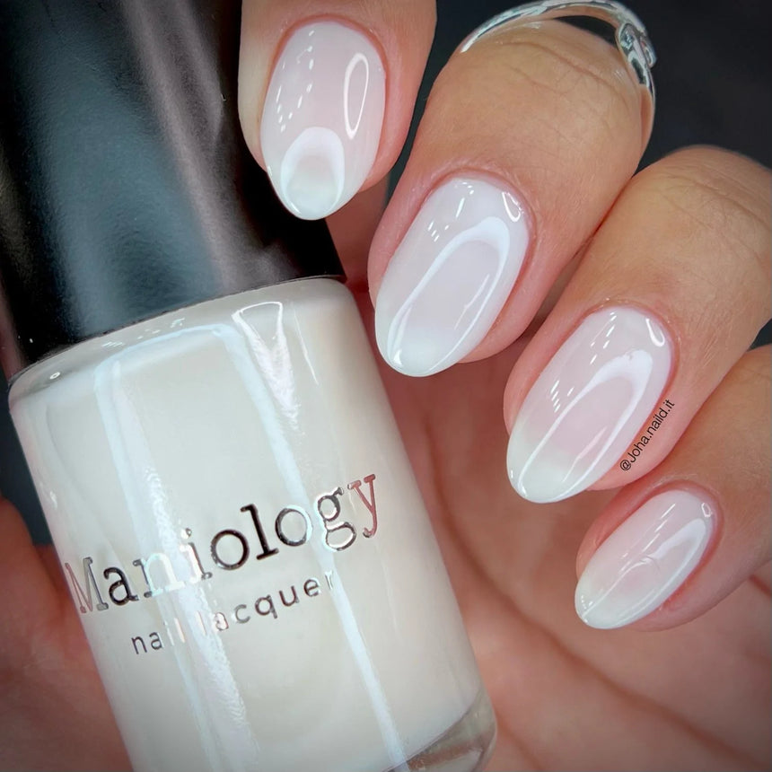 Duo Tinted Calcium Rich Base Coat Set - Milky White and Blushing Pink