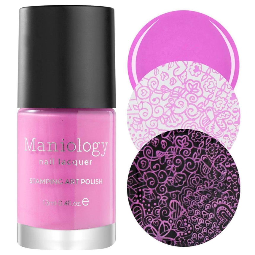 Electric Pastel Creative Art Stamping Polishes - Electro Glo Collection: Kandi Spirit