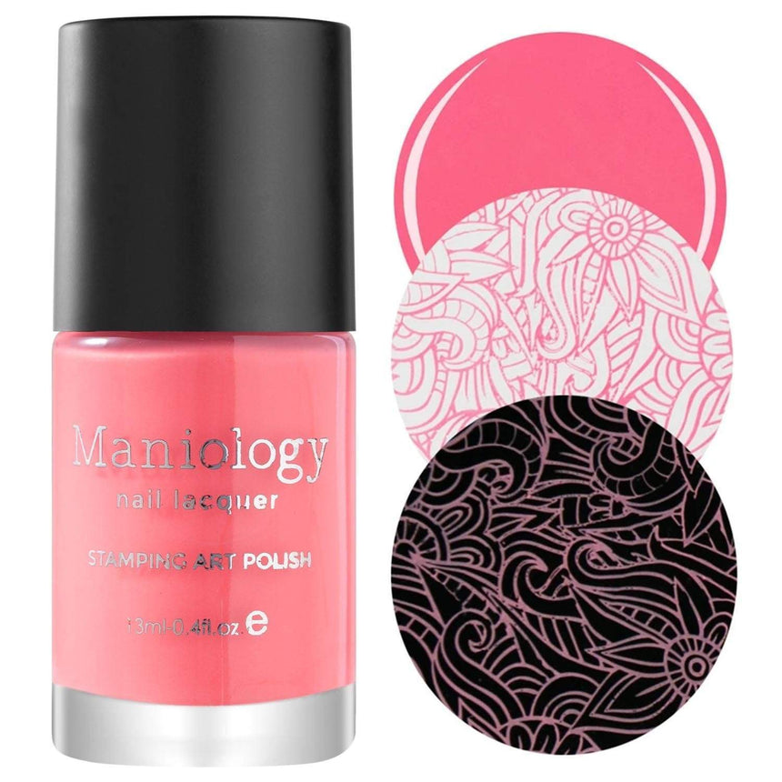 Electric Pastel Creative Art Stamping Polishes - Electro Glo Collection: Rave Babe