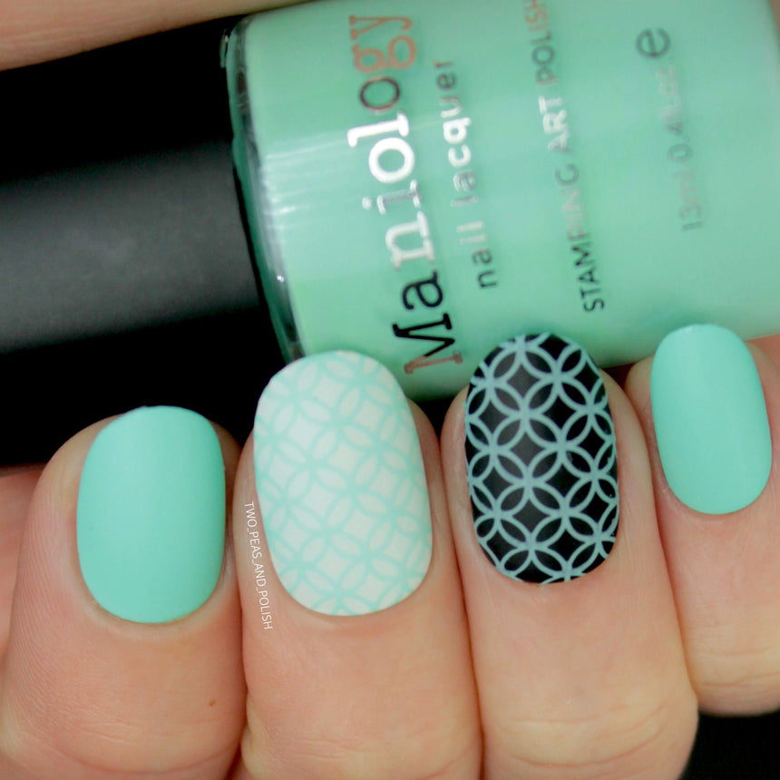 Electro Glo: 6-Piece Electric Pastel Stamping Art Polish Set